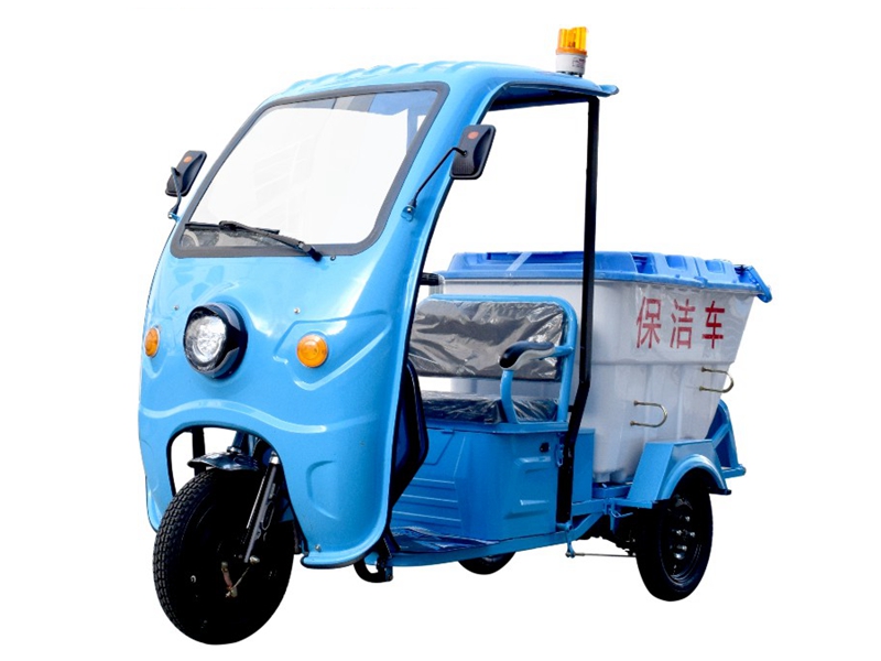 電動(dòng)三輪保潔車(chē)DG3500B500L塑料桶5